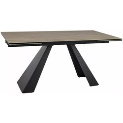 Masa extensibila Signal Salvadore Sabbia Ceramic (Light Brown/Black Matt) Thumb