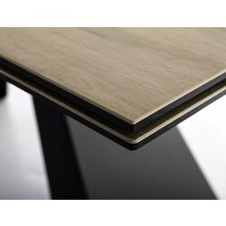 Masa extensibila Signal Salvadore Sabbia Ceramic (Light Brown/Black Matt) Thumb