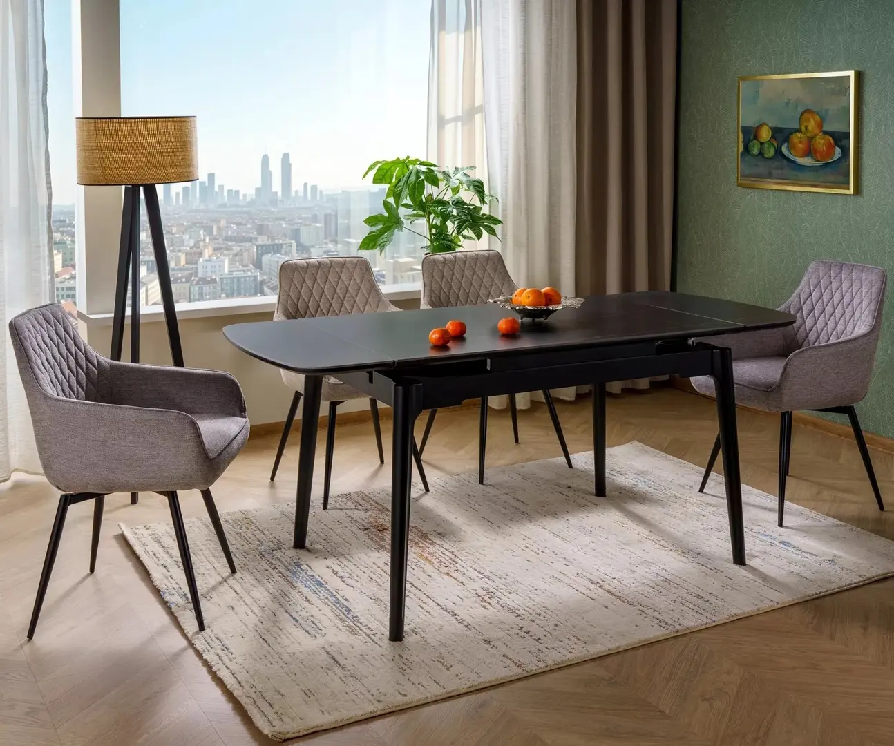 Masa extensibila Signal Sento 120/180 (Black)