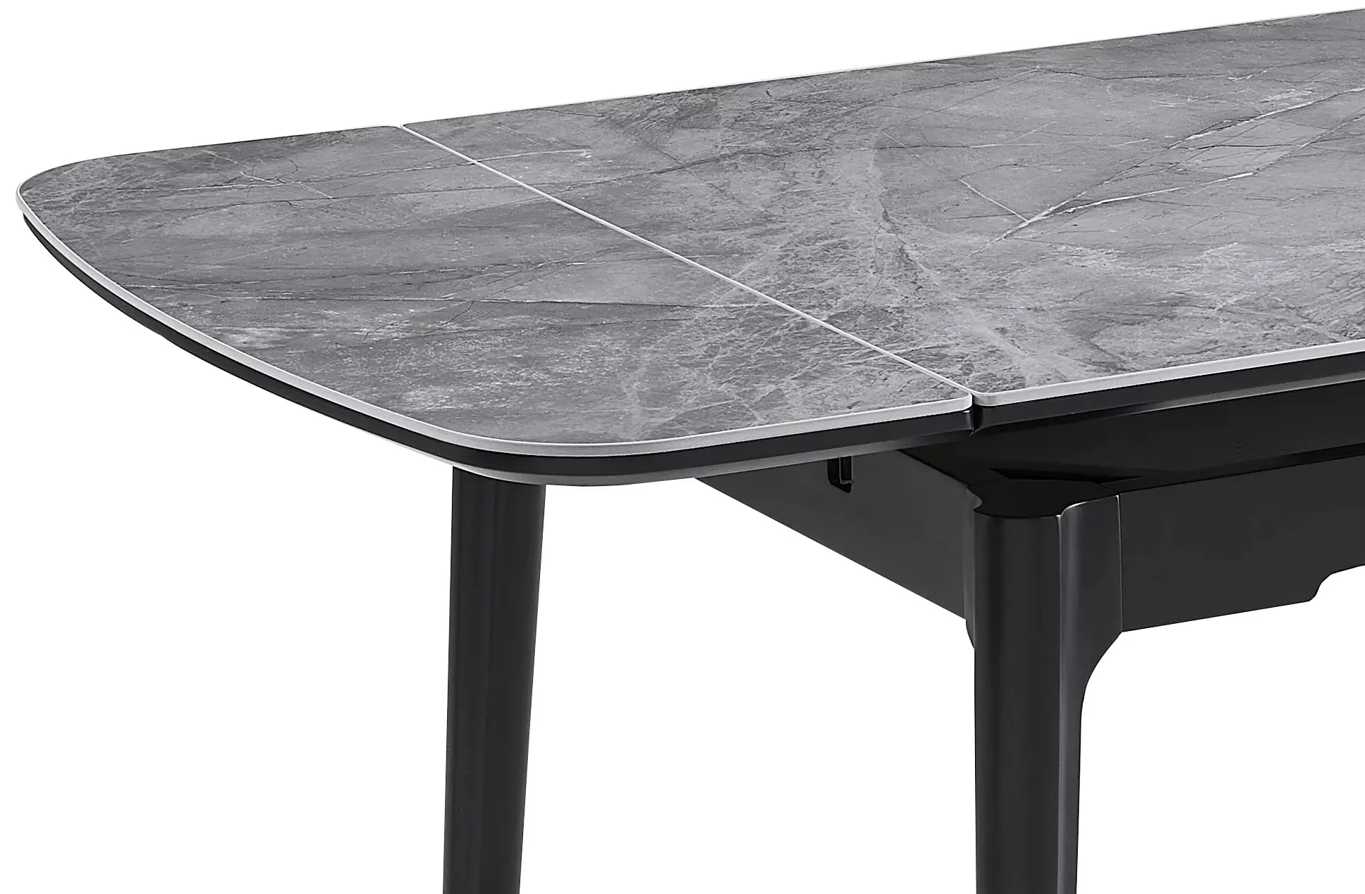 Masa extensibila Signal Sento 120/180 (Grey Gloss/Black)