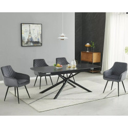 Masa extensibila Signal Vector 160/200 (Black)