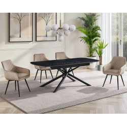 Masa extensibila Signal Vector 180/220 (Black)