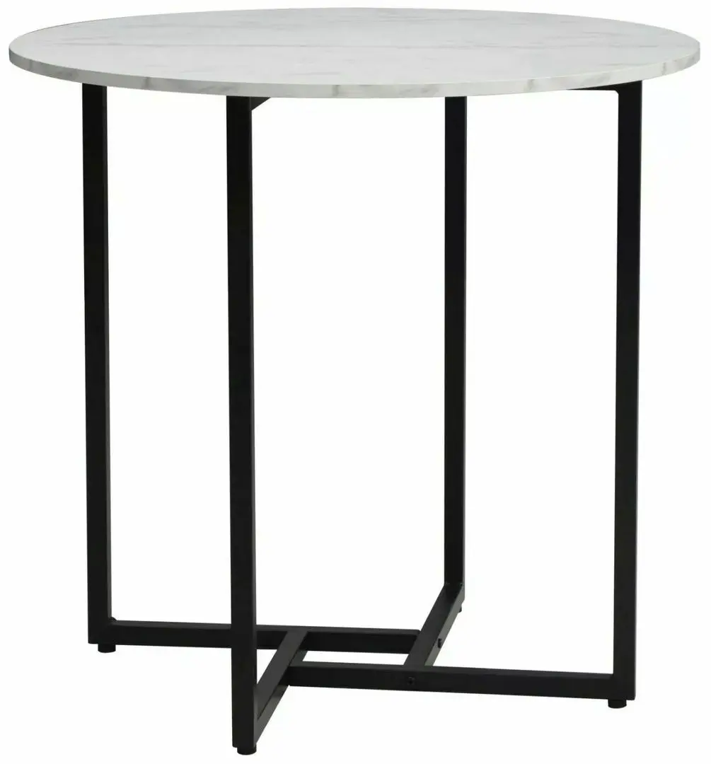 Стол Signal Alto II FI80 (White Marble/Black Matt)