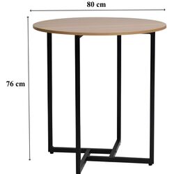 Masa Signal Alto II (Oak/Black Matt) Thumb