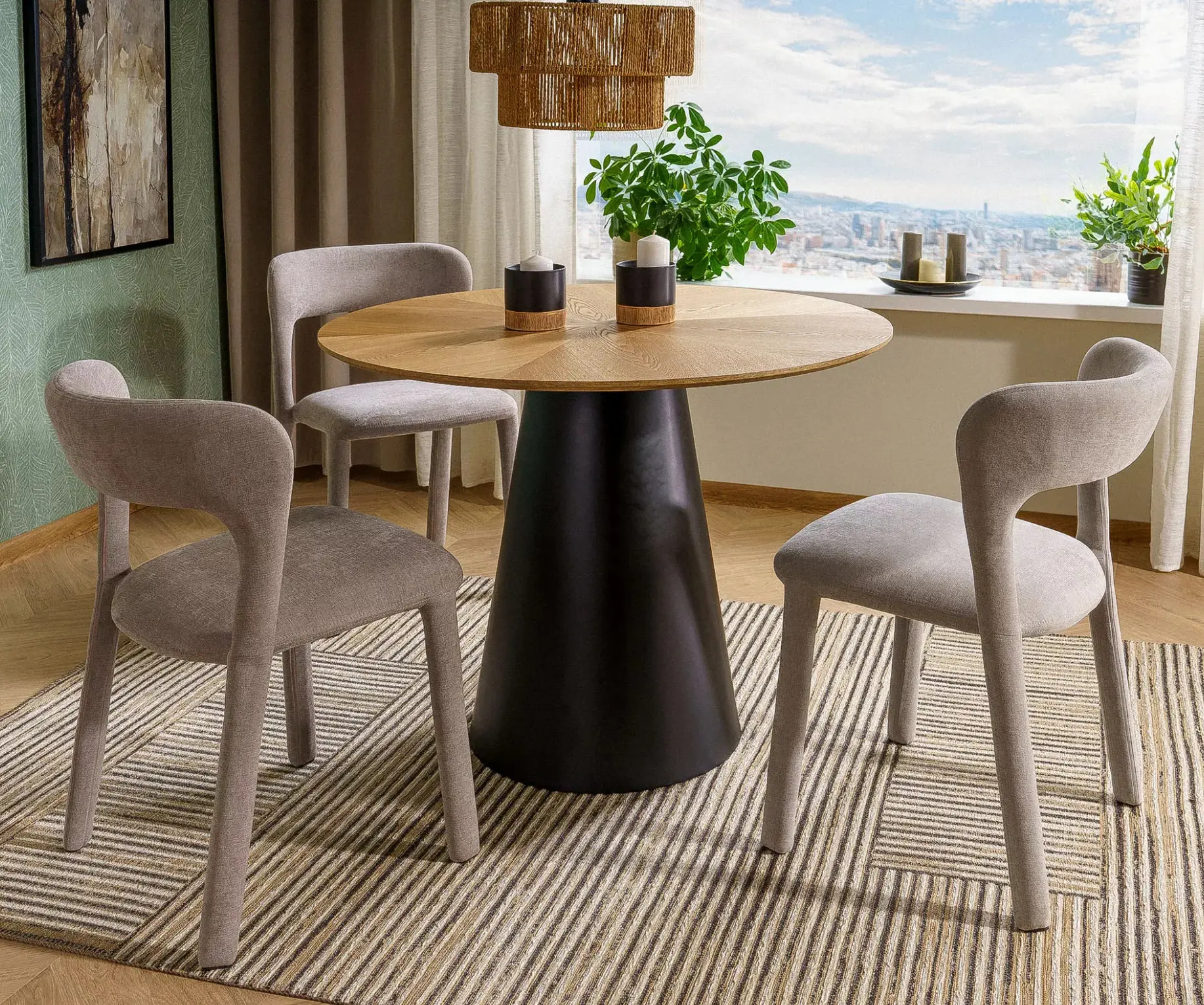 Masa Signal Angel 100 (Oak/Black)