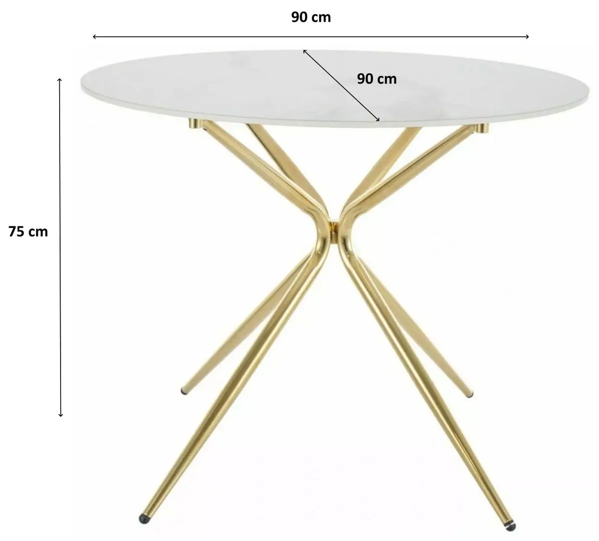 Masa Signal Azalia Fi 90 Ceramic (White/Golden)