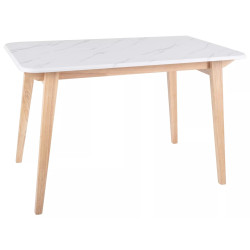 Masa Signal Marcus (White Marble/Oak) Thumb