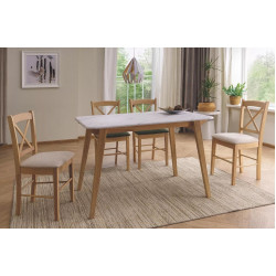 Masa Signal Marcus (White Marble/Oak) Thumb