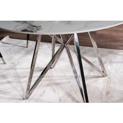 Masa Signal Murano 90 (White/Chrome) Thumb