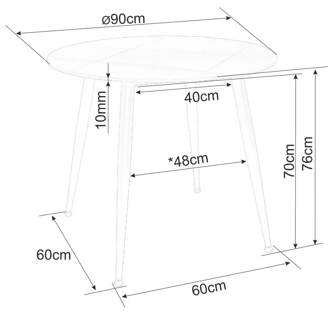 Masa Signal Rion 90 (Black)