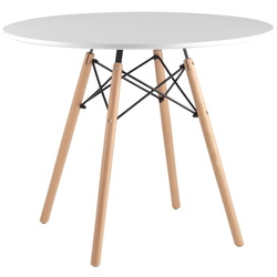 Masa Sunrise T-01 (White/Beech) Thumb