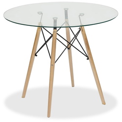 Стол Sunrise T-06 (Glass/Beech) Thumb