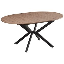 Стол раскладной Tempo Kondela Abero Tip 1 100/140x75 (Artisan Oak/Black) Thumb