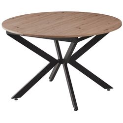 Стол раскладной Tempo Kondela Abero Tip 1 100/140x75 (Artisan Oak/Black) Thumb