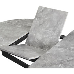 Стол раскладной Tempo Kondela Abero Tip 1 (Concrete/Black) Thumb