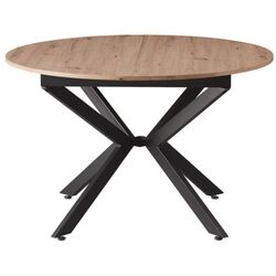 Masa extensibila Tempo Kondela Abero Tip 2 120/160x75 (Artisan Oak/Black) Thumb