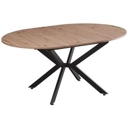 Masa extensibila Tempo Kondela Abero Tip 2 120/160x75 (Artisan Oak/Black) Thumb