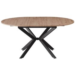 Masa extensibila Tempo Kondela Abero Tip 2 120/160x75 (Artisan Oak/Black) Thumb