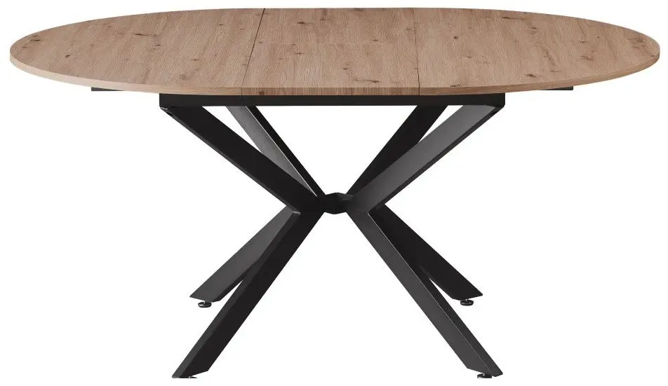 Masa extensibila Tempo Kondela Abero Tip 2 120/160x75 (Artisan Oak/Black) - 5