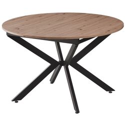 Masa extensibila Tempo Kondela Abero Tip 2 120/160x75 (Artisan Oak/Black) Thumb