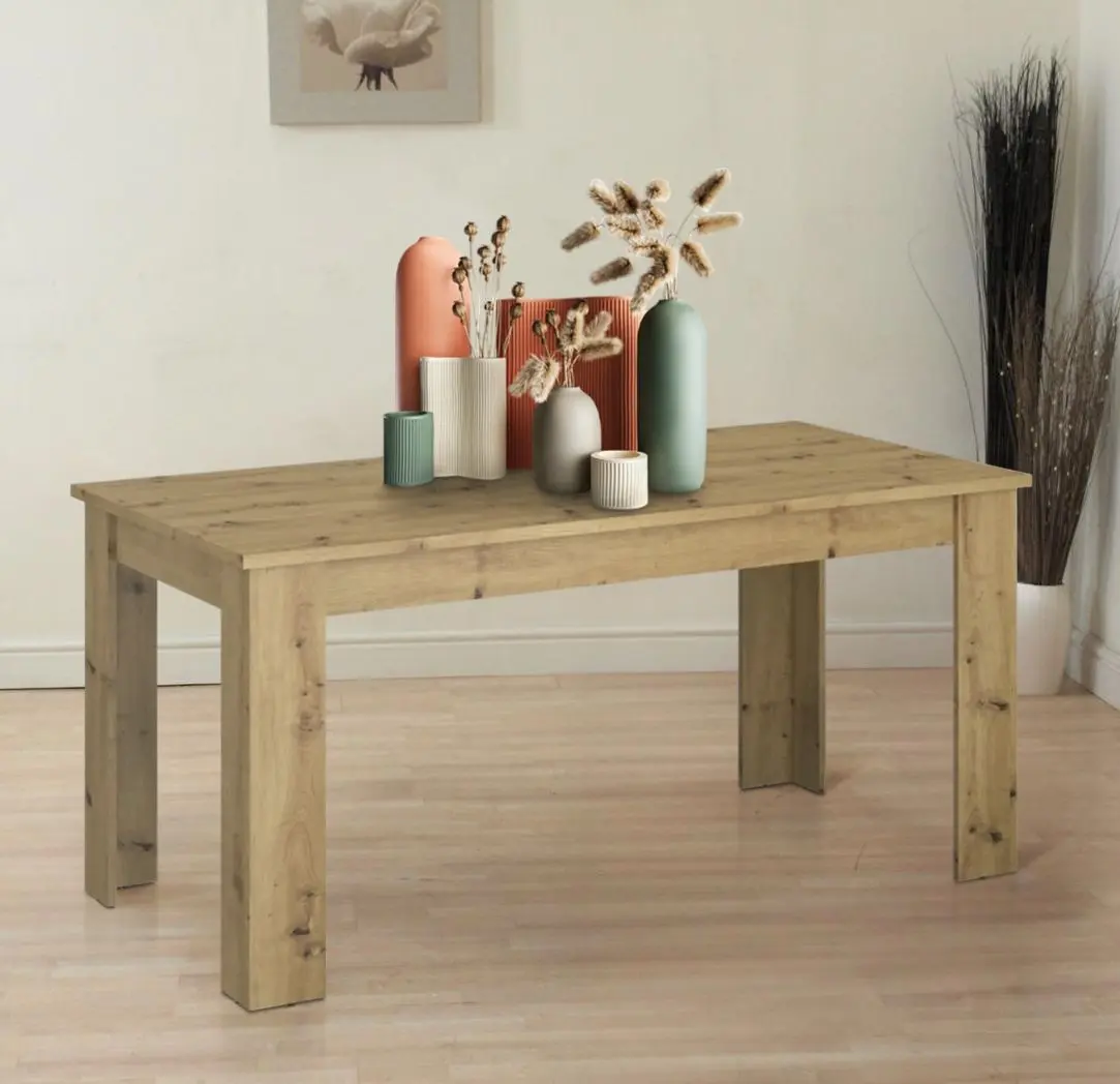 Masa extensibila Tempo Kondela Airon 160/210x80 (Artisan Oak)