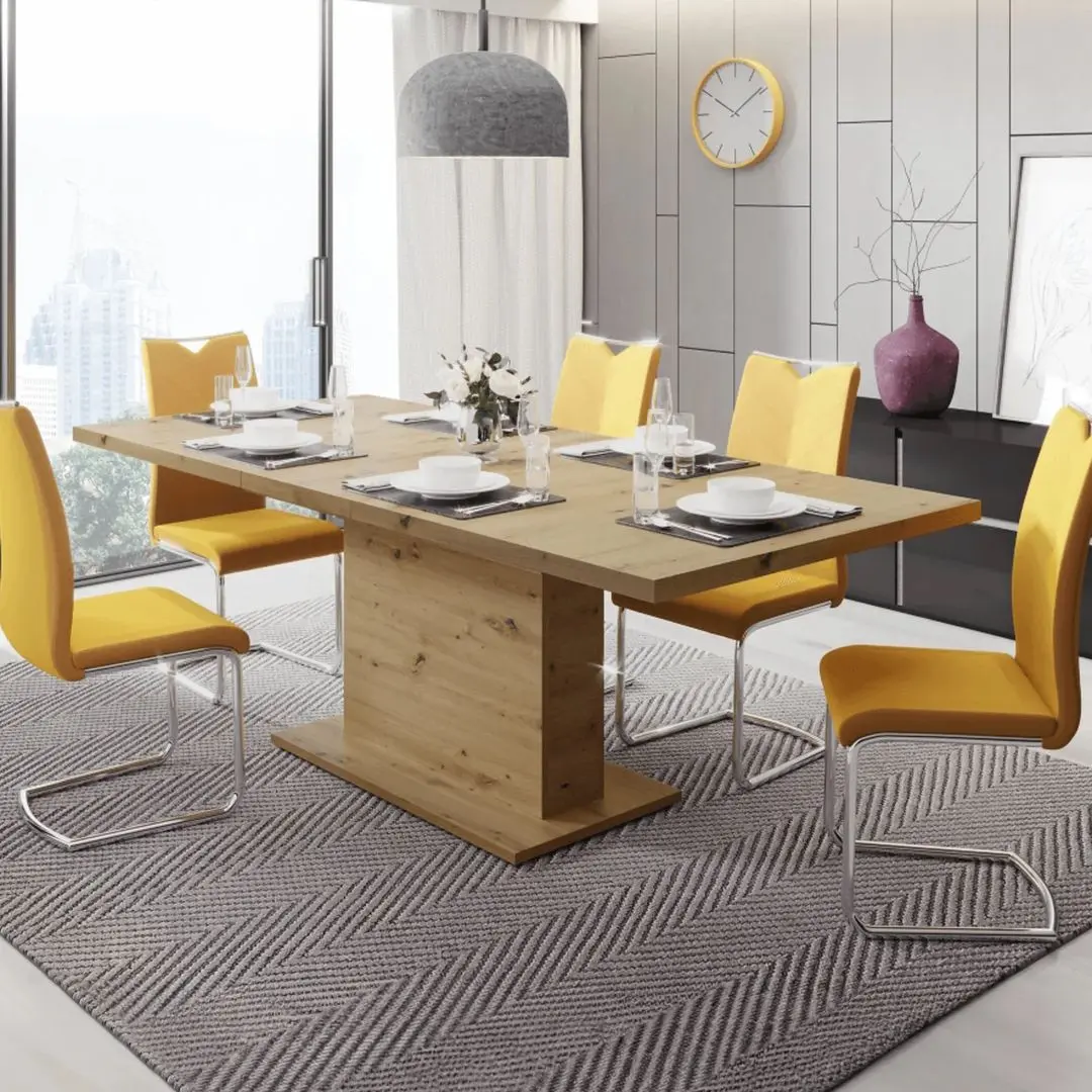 Masa extensibila Tempo Kondela Boba 160/200x90 (Artisan Oak)