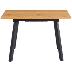 Стол раскладной Tempo Kondela Diran 120/160x80 (Grandson Oak/Black) Thumb