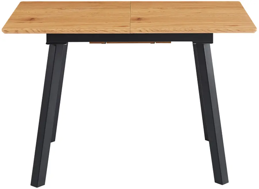 Стол раскладной Tempo Kondela Diran 120/160x80 (Grandson Oak/Black) - 2