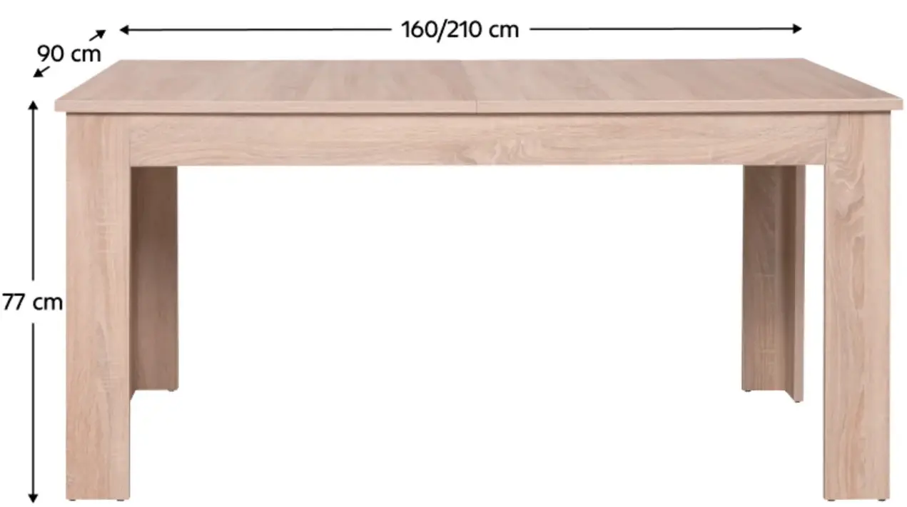 Стол раскладной Tempo Kondela Grand Tip 12 (Sonoma Oak) - 4