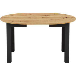 Masa extensibila Tempo Kondela Harry (Artisan Oak/Black) Thumb