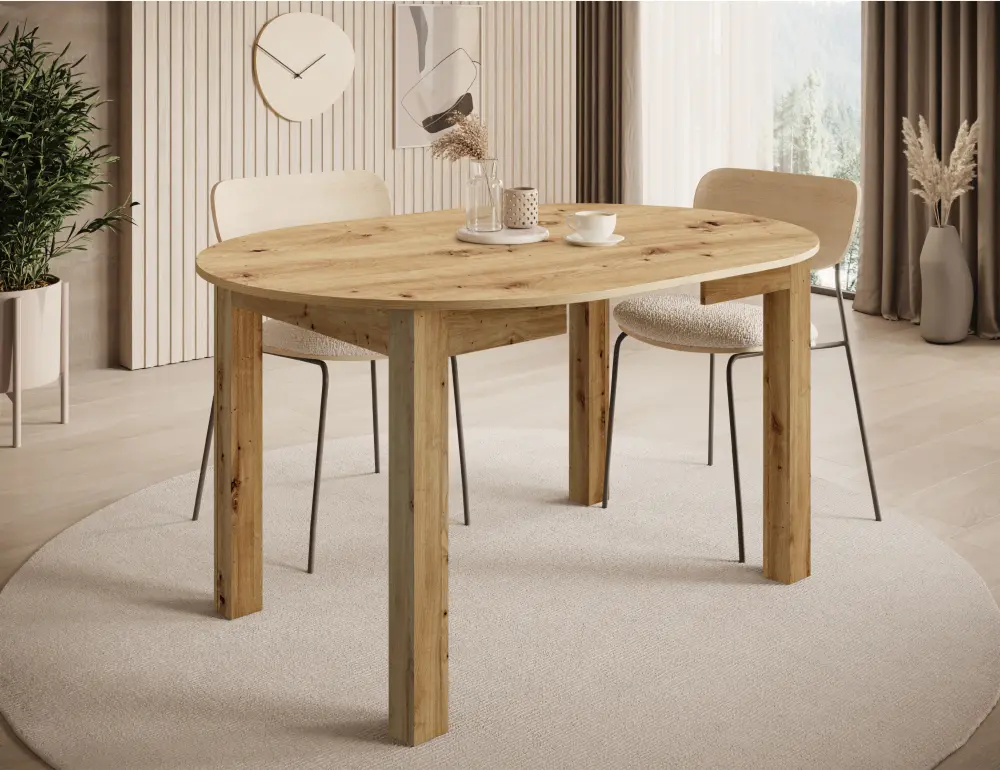 Masa extensibila Tempo Kondela Harry (Artisan Oak)
