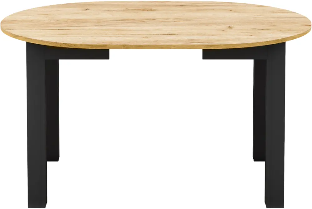 Masa extensibila Tempo Kondela Harry (Golden Craft Oak/Black)