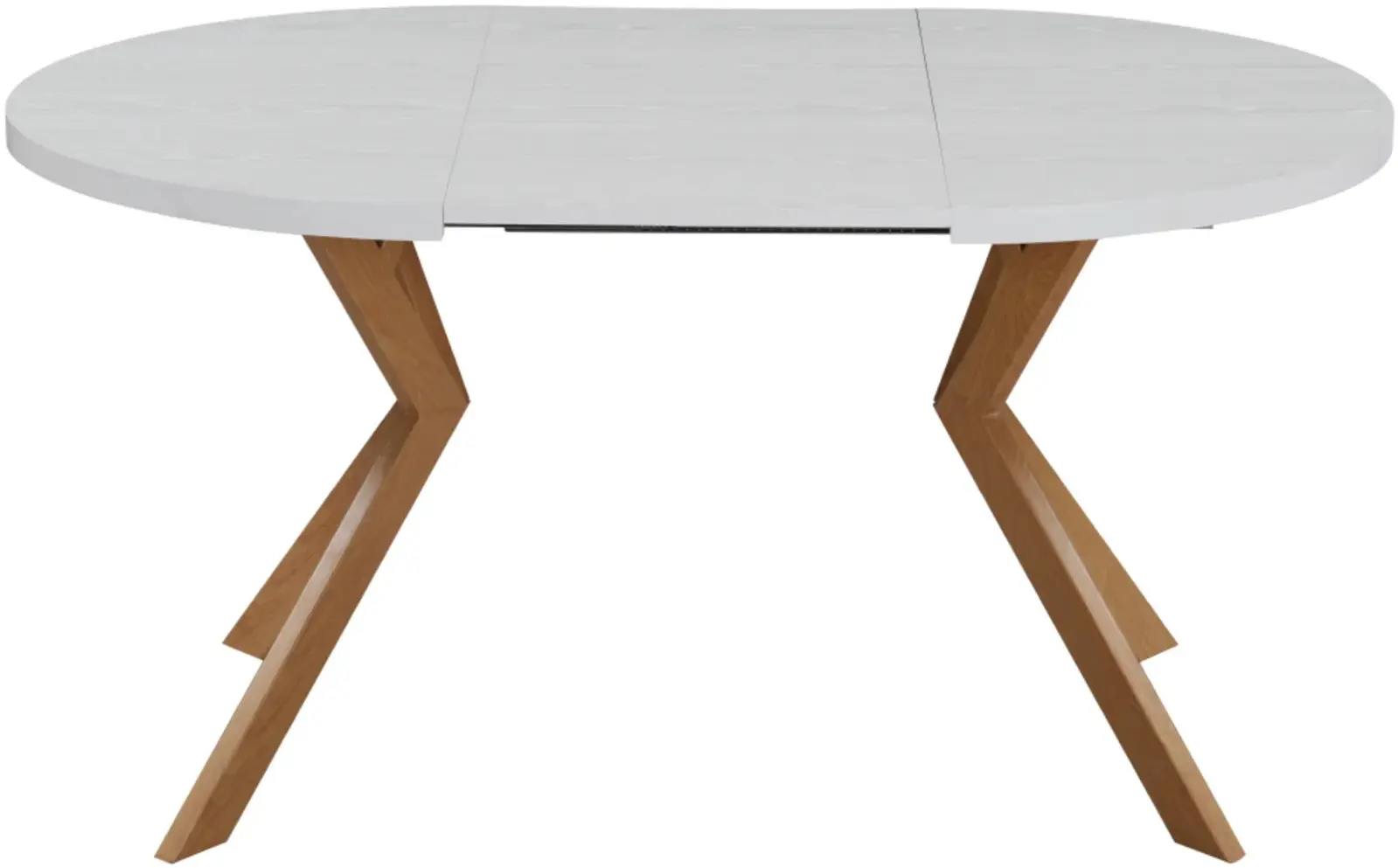 Стол раскладной Tempo Kondela Lukos 100/250x75.5 (Oak/White) - 3