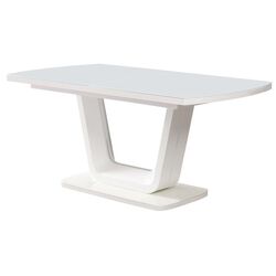 Masa extensibila Tempo Kondela Olav 160/200x90 (White Gloss) Thumb