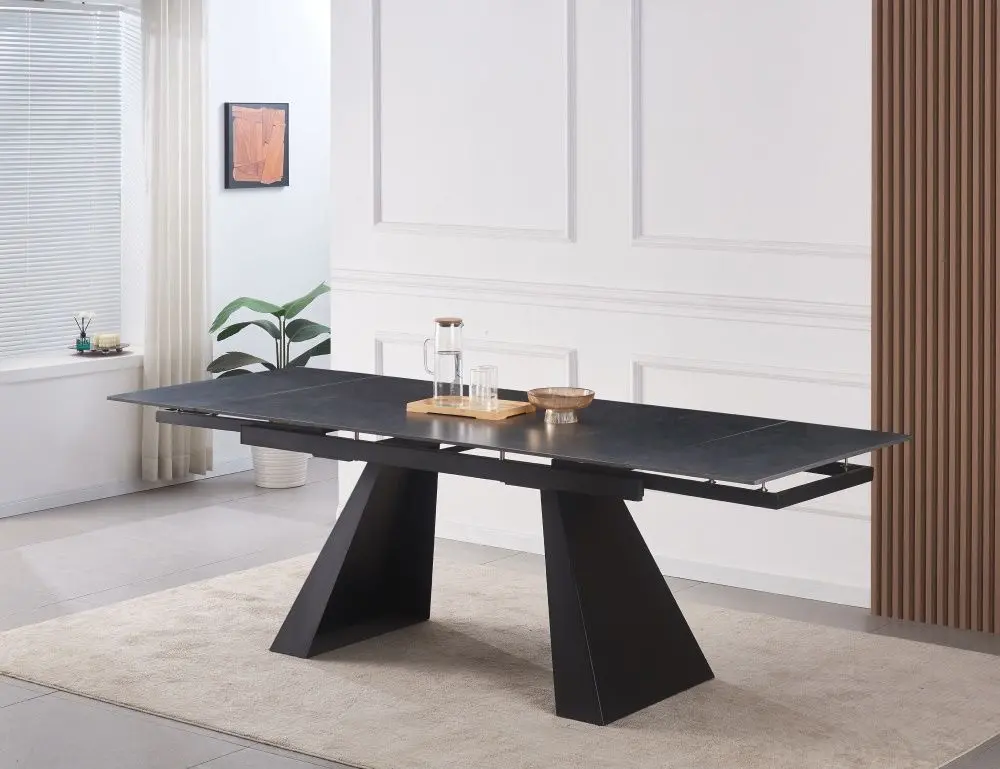 Masa extensibila Tempo Kondela Salal 160/240x90 (Graphite/Black)