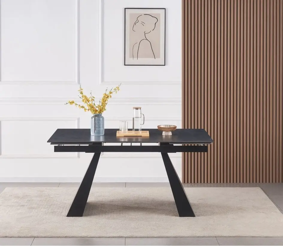 Masa extensibila Tempo Kondela Salal 160/240x90 (Graphite/Black)