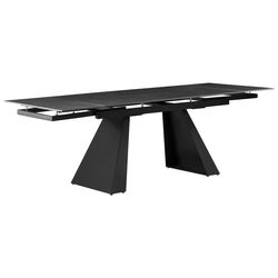 Masa extensibila Tempo Kondela Salal 160/240x90 (Graphite/Black) Thumb