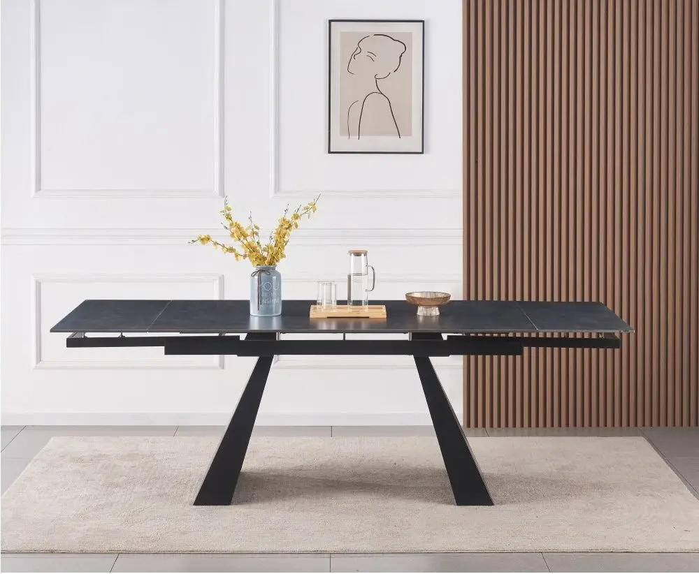 Masa extensibila Tempo Kondela Salal 160/240x90 (Graphite/Black)