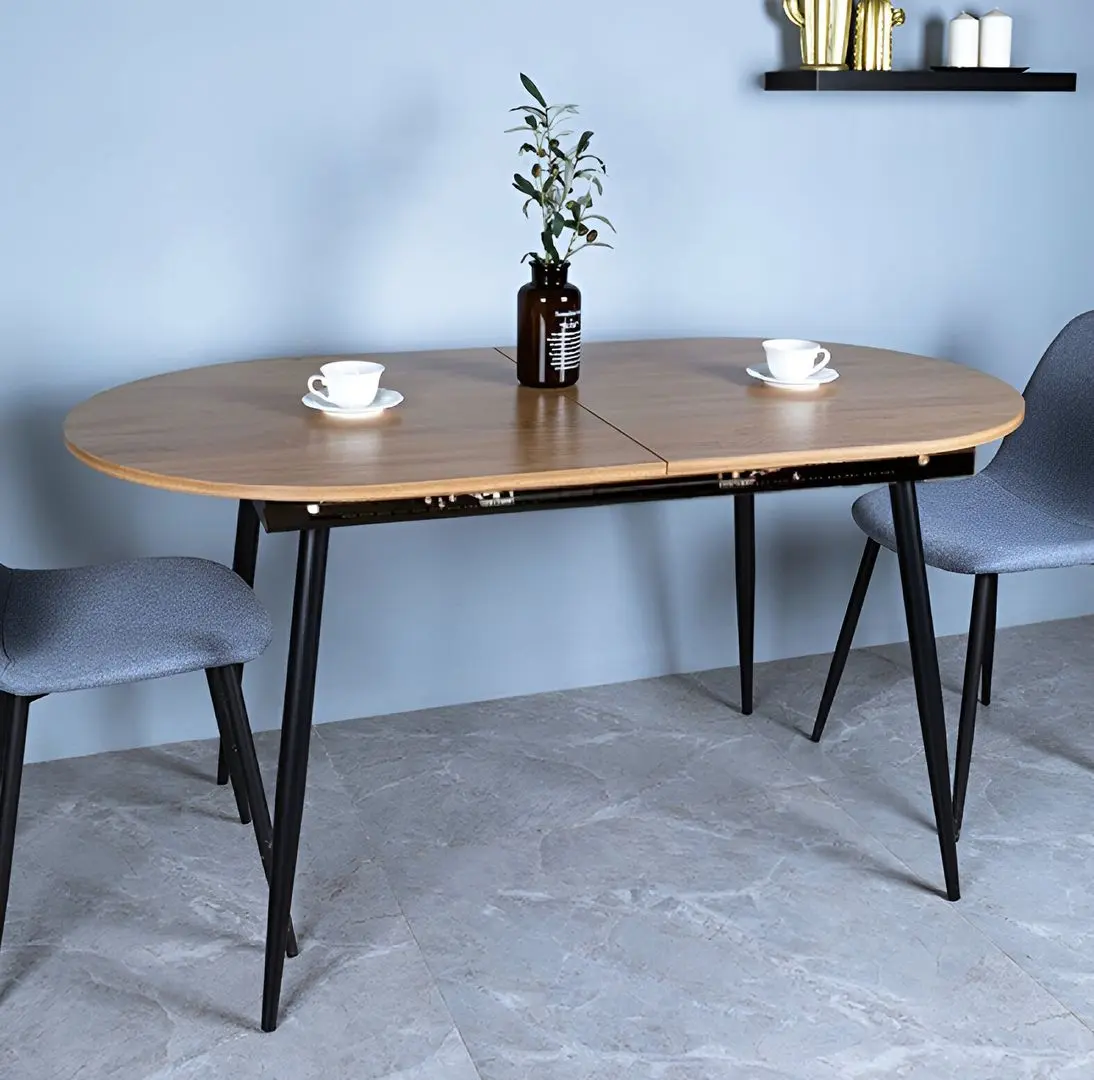 Masa extensibila Tempo Kondela Tameron 150/190x75 (Oak/Black)