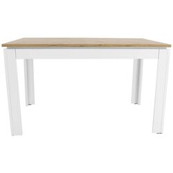 Стол раскладной Tempo Kondela Vilgo 135/184x86 (Wotan Oak/White) Thumb