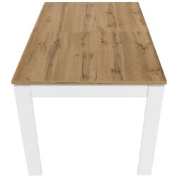 Стол раскладной Tempo Kondela Vilgo 135/184x86 (Wotan Oak/White) Thumb