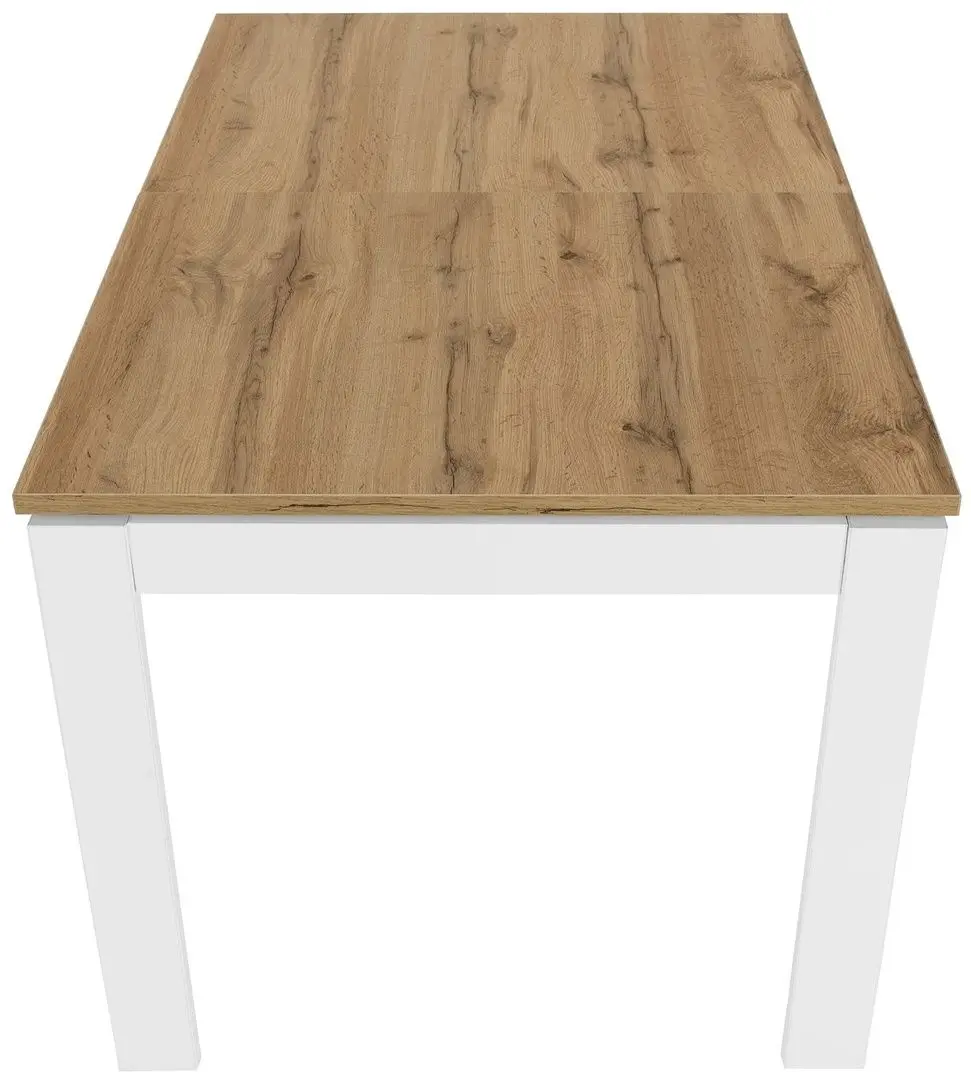 Стол раскладной Tempo Kondela Vilgo 135/184x86 (Wotan Oak/White) - 7