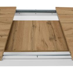 Стол раскладной Tempo Kondela Vilgo 135/184x86 (Wotan Oak/White) Thumb