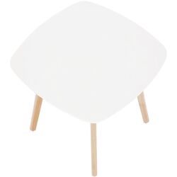 Masa Tempo Kondela Dejan 3 New 80x80 (White/Natural) Thumb