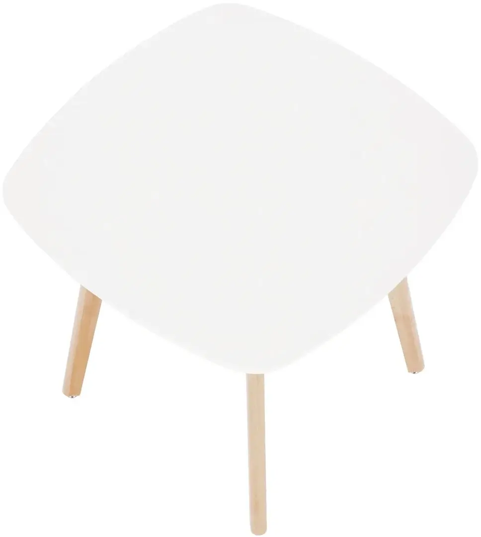 Masa Tempo Kondela Dejan 3 New 80x80 (White/Natural)