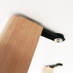 Masa Tempo Kondela Dejan 3 New 80x80 (White/Natural) Thumb