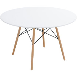 Стол Tempo Kondela Demin New (White/Beech) Thumb