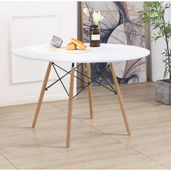 Masa Tempo Kondela Demin New (White/Beech)