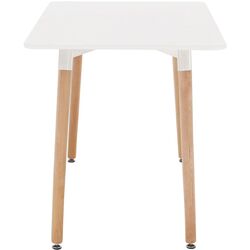 Masa Tempo Kondela Didier 5 New 120x80 (White/Beech) Thumb