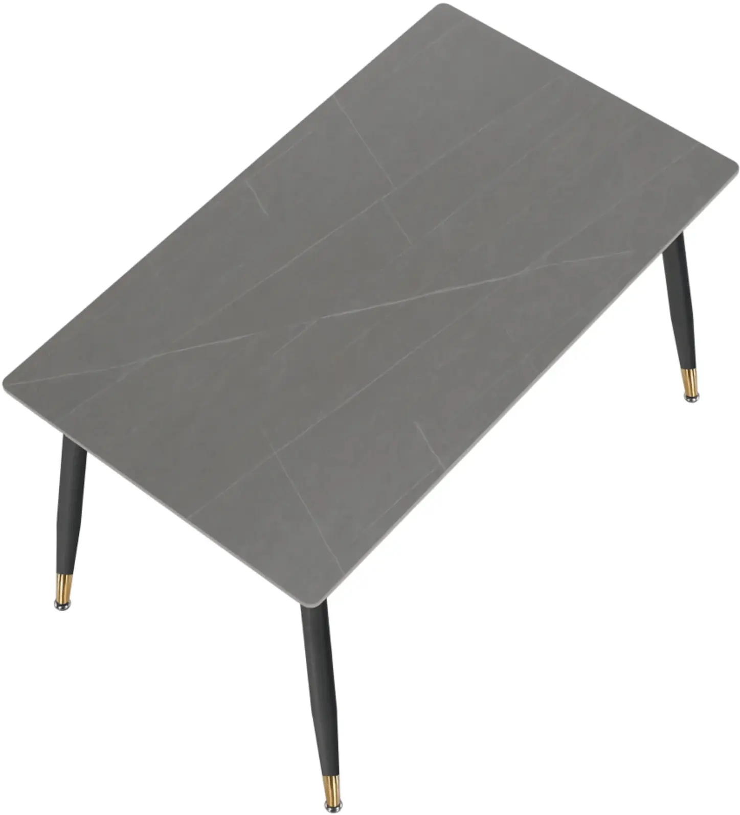 Стол Tempo Kondela Florenc Tip 1 121x71 (Grey Marble/Black) - 2